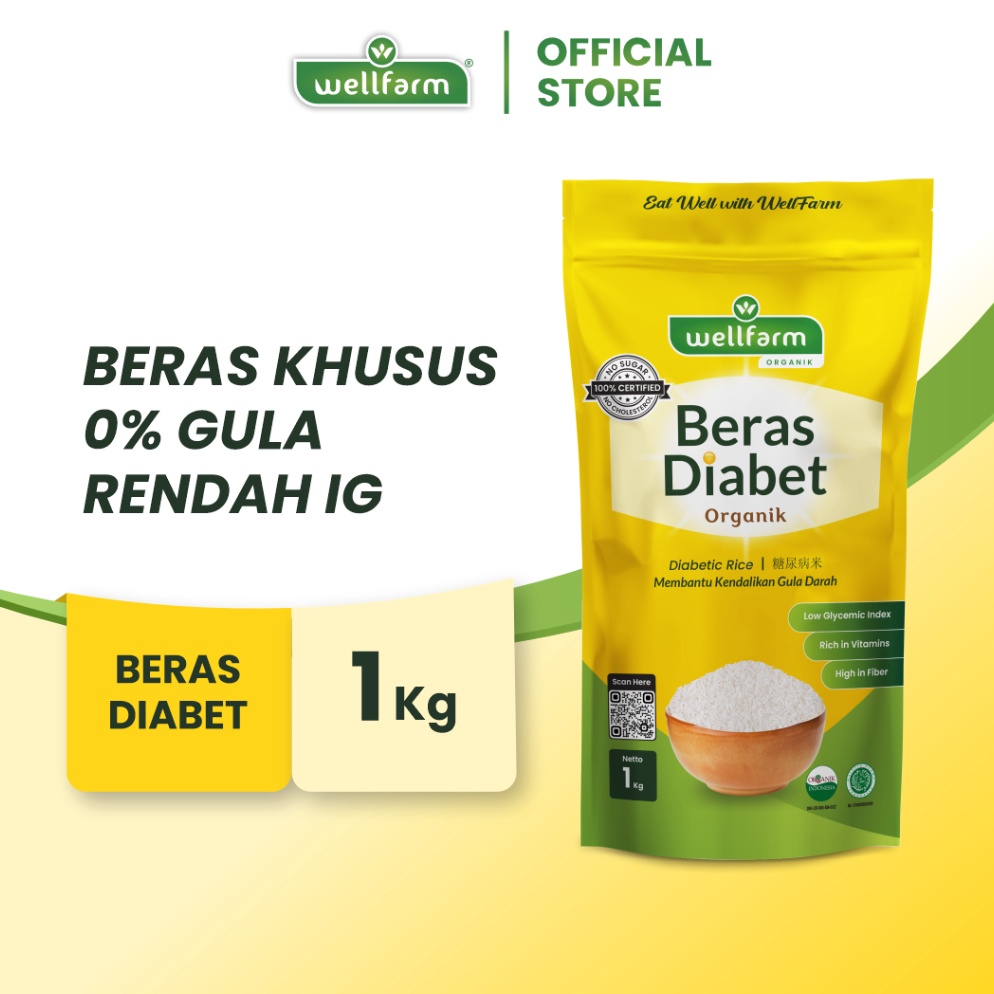 

KODE TNP145 Wellfarm Beras Diabetes Organik 1 Kg