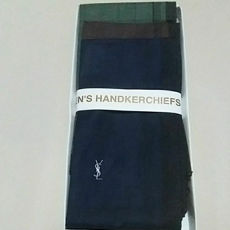 Pro sale 1 Pcs/Biji Sapu Tangan Pria Tebal Berkualitas 100% Cotton