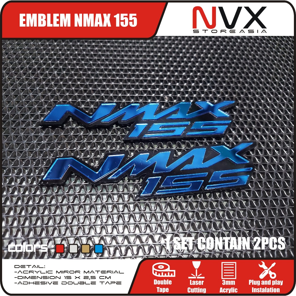 2pcs Emblem Nmax 155 YAMAHA Nmax new nmax old 155 Real picture AST