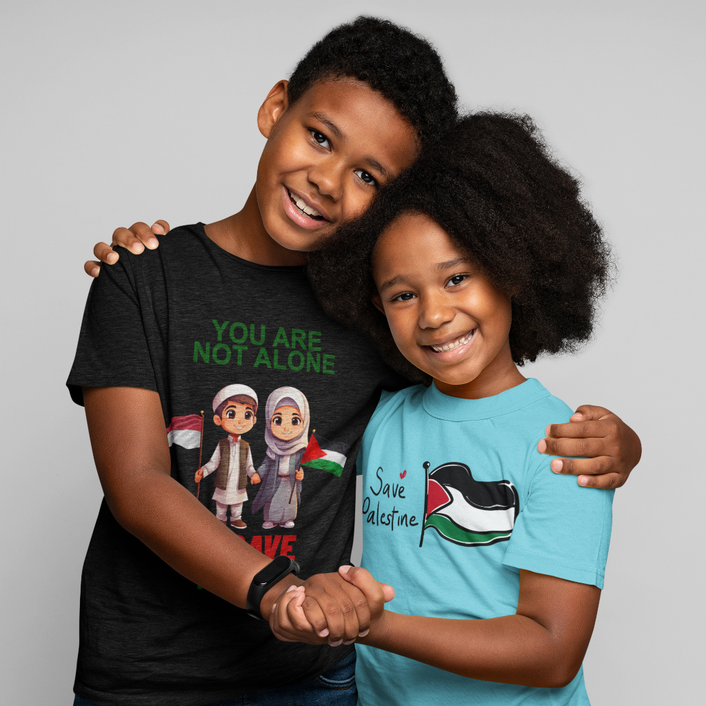 Baju Palestina Anak Kaos Save Palestina We stand with palestina Anak