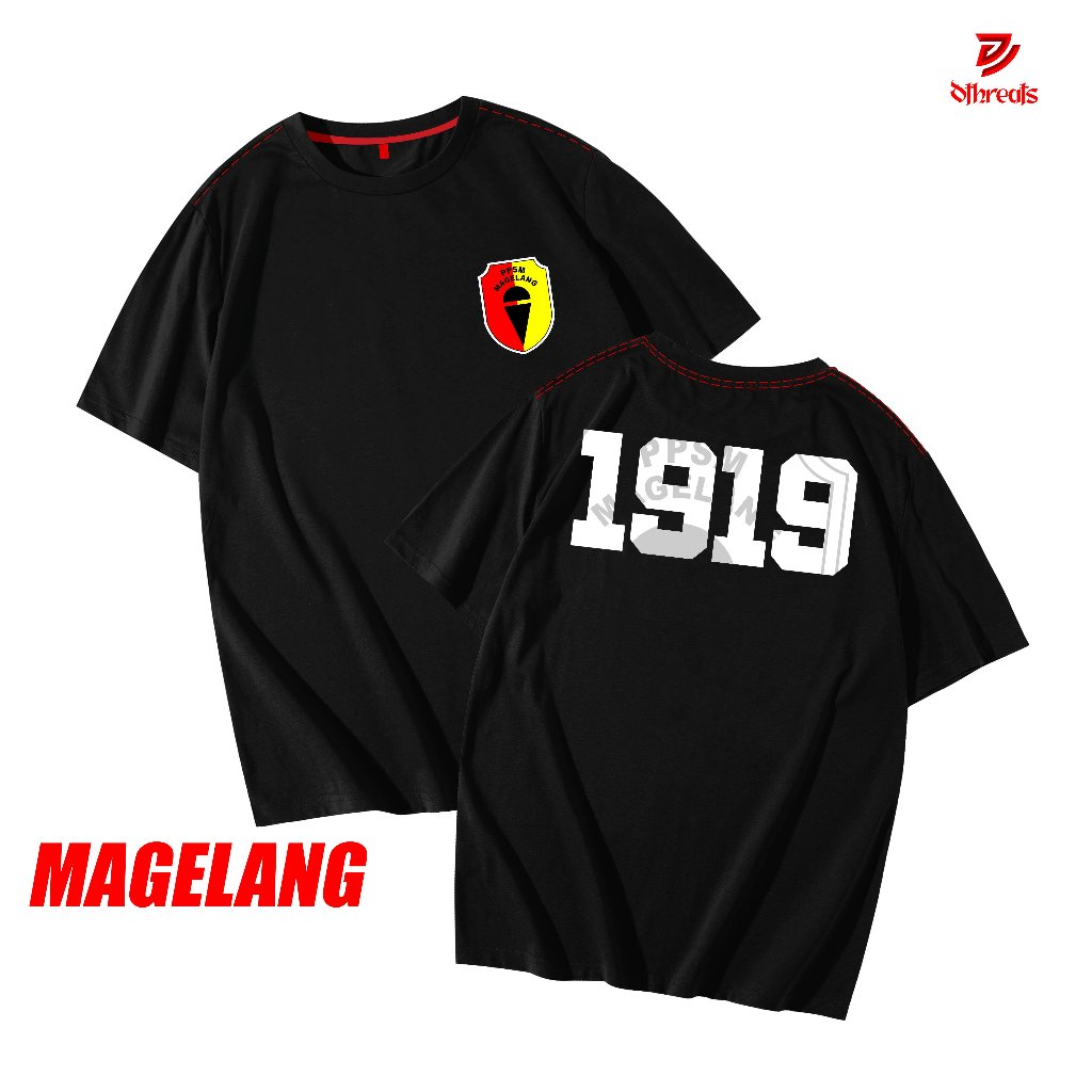 T - SHIRT Kaos Distro PPSM Magelang Dthreats Kaos bola fans club ppsm magelang unisex Combed premium