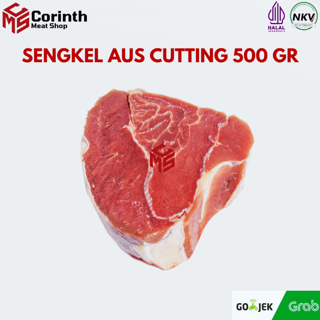 

SENGKEL SAPI - SHANK IMPORT AUS CUTTING - FROZEN - HALAL100 % - PREMIUM 500GR DAGING SAPI TERMURAH