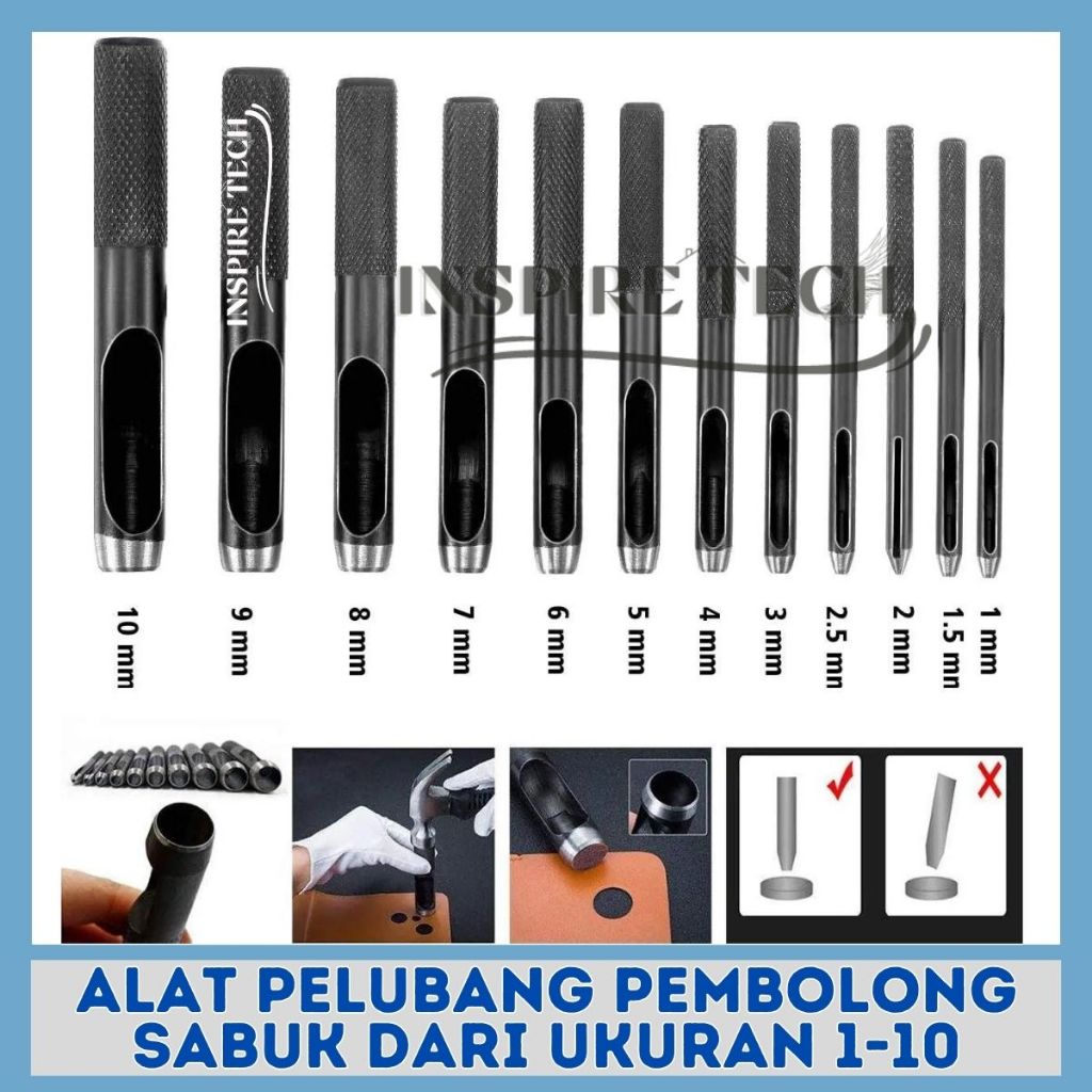 

ALAT PELUBANG PEMBOLONG SABUK DARI UKURAN 1-10