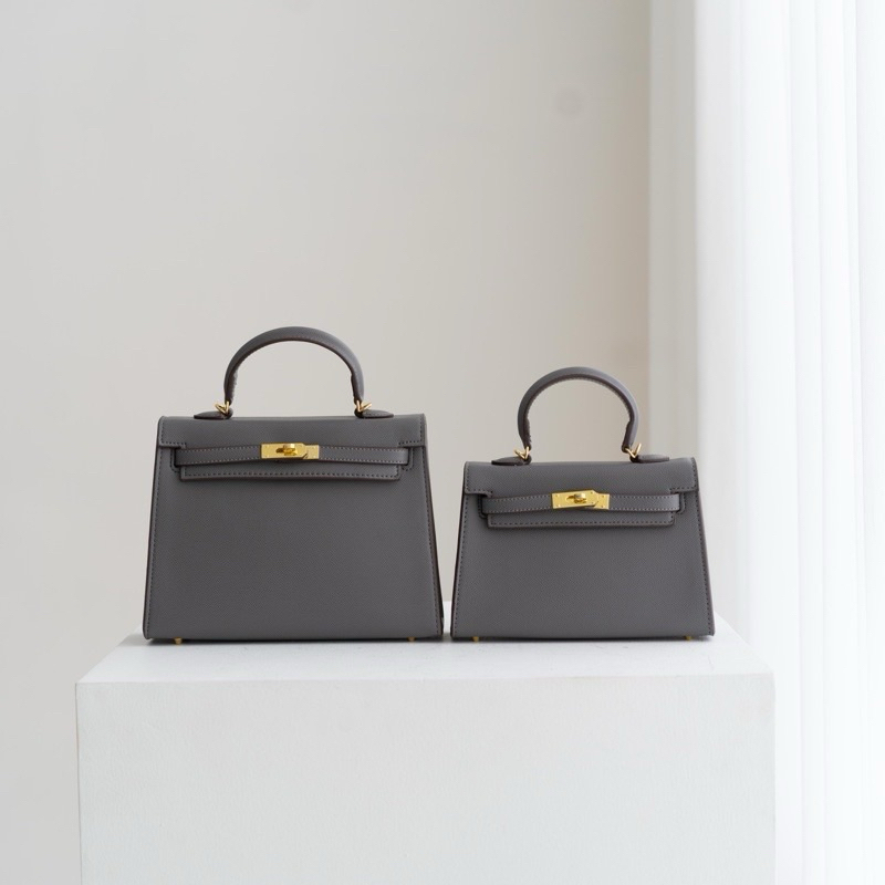 (PRELOVED) GRACIE - Phoebe Bag - Dark Grey - Small Size