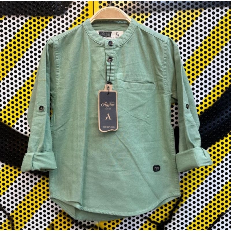 Kemeja Koko Anak Panjang Kemeja Koko Anak Agera Junior