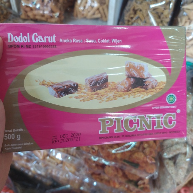 

[KODE PRODUK RZMHJ8142] Dodol Picnic Asli Garut 500 Gr