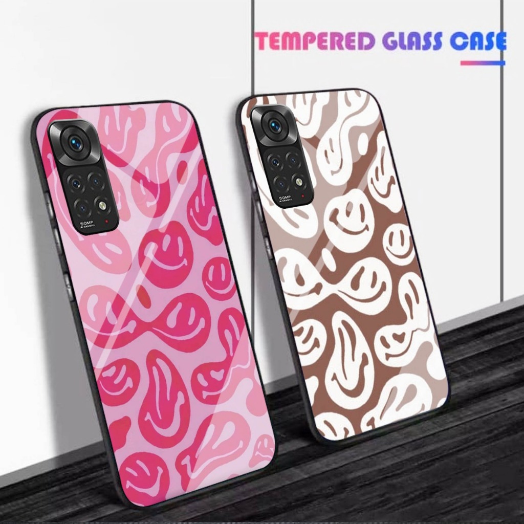 Case Kaca Redmi Note 11 - Kesing Hp Redmi Note 11 - Case Kaca Kilau  Redmi Note 11  - Case  Redmi No