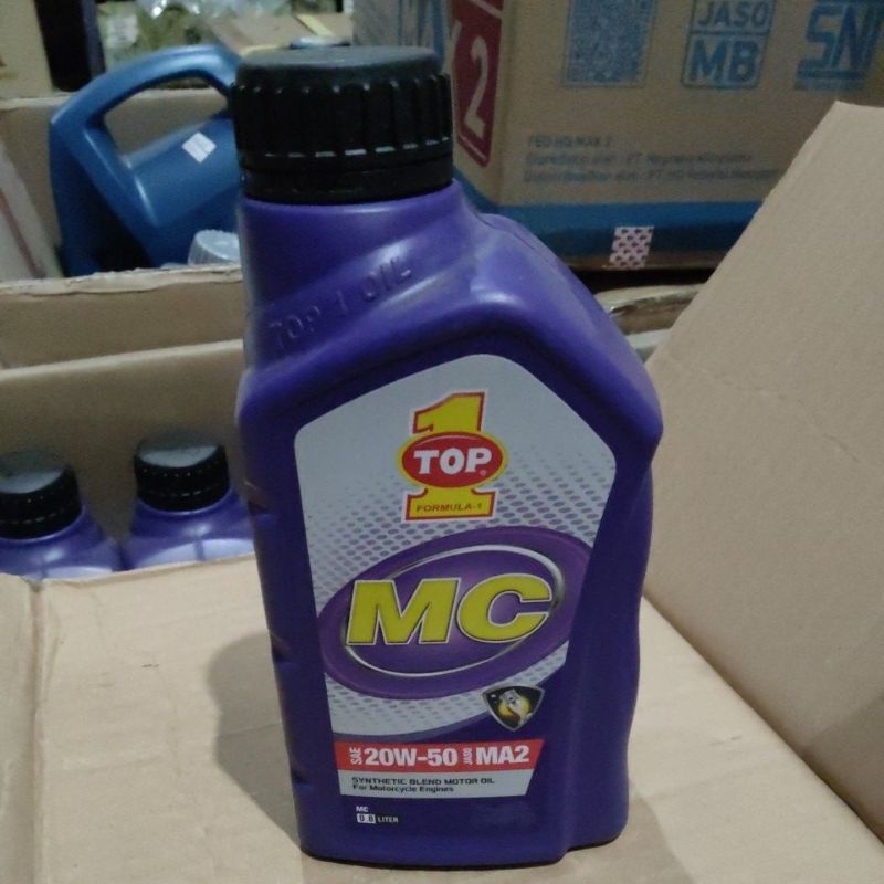 oli top 1 MC  SAE 20w-50 08L oli motor bebek