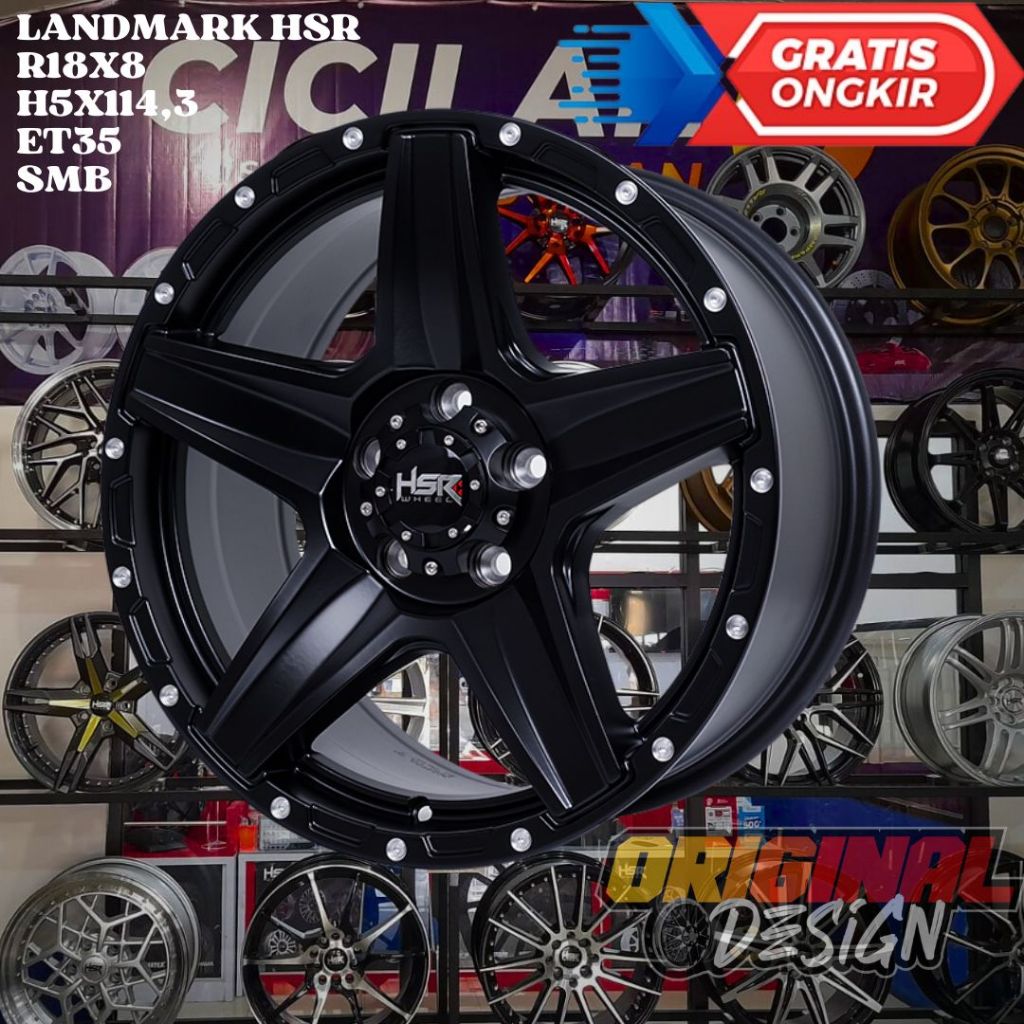 Velg Mobil XTRAIL , INNOVA , ESCAPE , GRAND VITARA , HSR LANDMARK Ring 18 R18