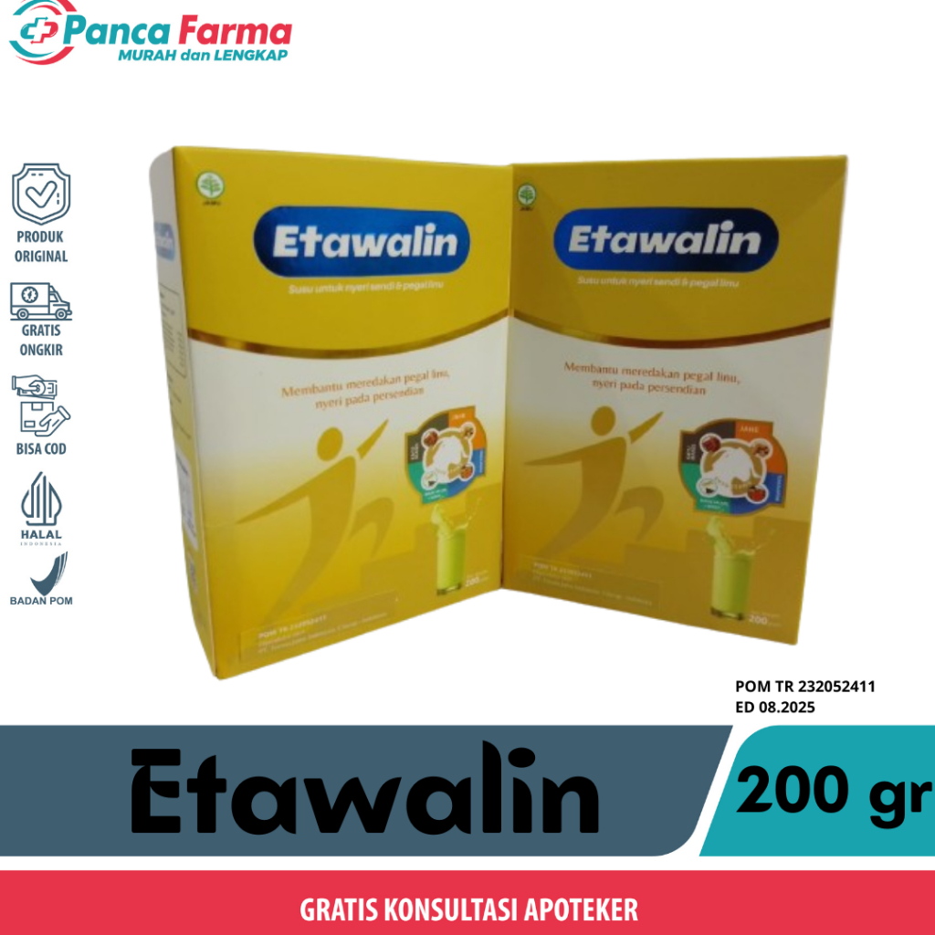 

ETAWALIN | Susu Untuk Nyeri Sendi & Pegal Linu 200 Gr