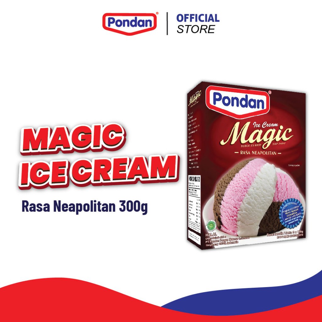 

Pondan Ice Cream MIX Neapolitan 300g