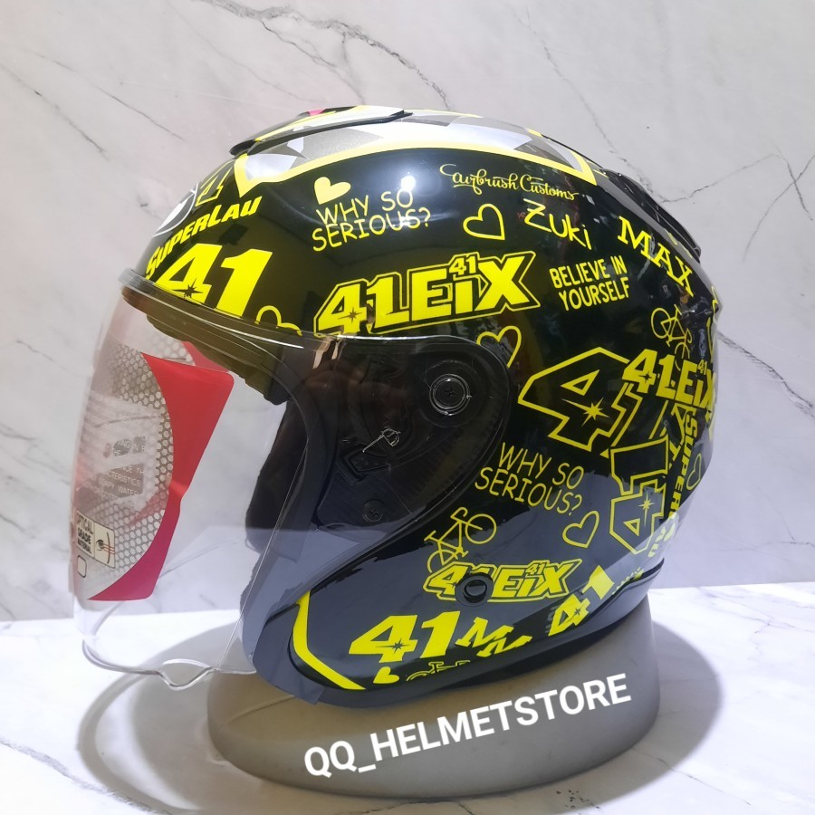 HELM KYT KYOTO REPAINT ESPAGARO 2020 HELM HALF FACE kyt