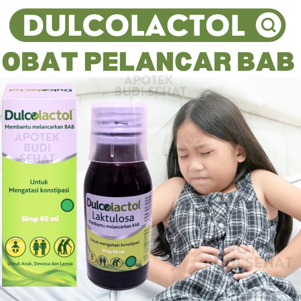 Dulcolactol Sirup Obat Konstipasi 60ml Obat Sembelit Anak Obat Susah BAB Anak Pelancar BAB