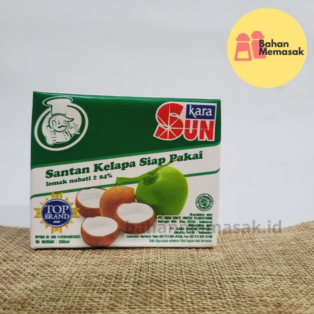 

Kara Sun Santan Siap Pakai 200 ml Halal