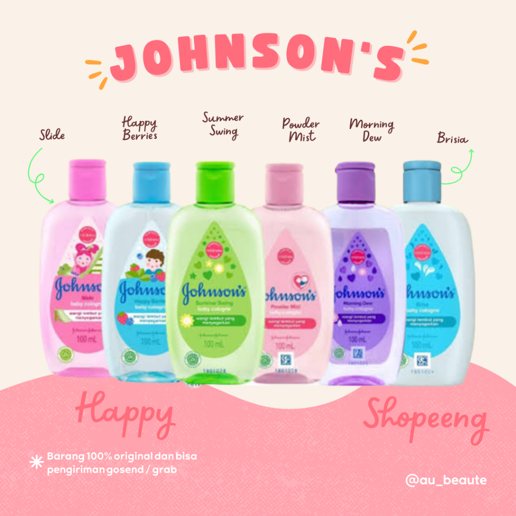 JOHNSON's Baby Cologne 100ml | Minyak Wangi Bayi - Parfume Bayi