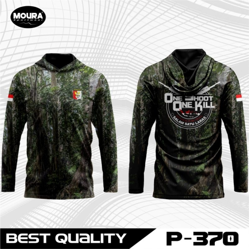 MOURA | Baju Jersey Berburu OSOK Camo | Custom Nama Logo | Gratis Buff | Dryfit Premium