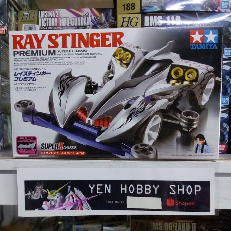 TAMIYA RAY STINGER PREMIUM 06407 + DINAMO [ORIGINAL TAMIYA]