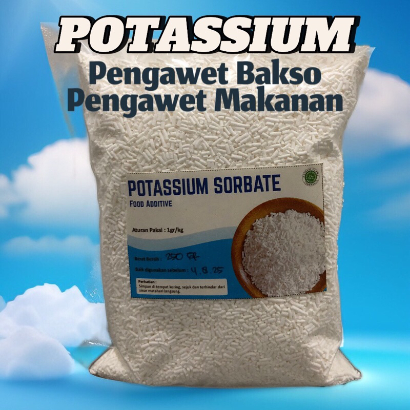 

(250gr) Pengawet Makanan Potassium Sorbate | Kalium Sorbate | Pengawet Food Grade | Asam Sorbat