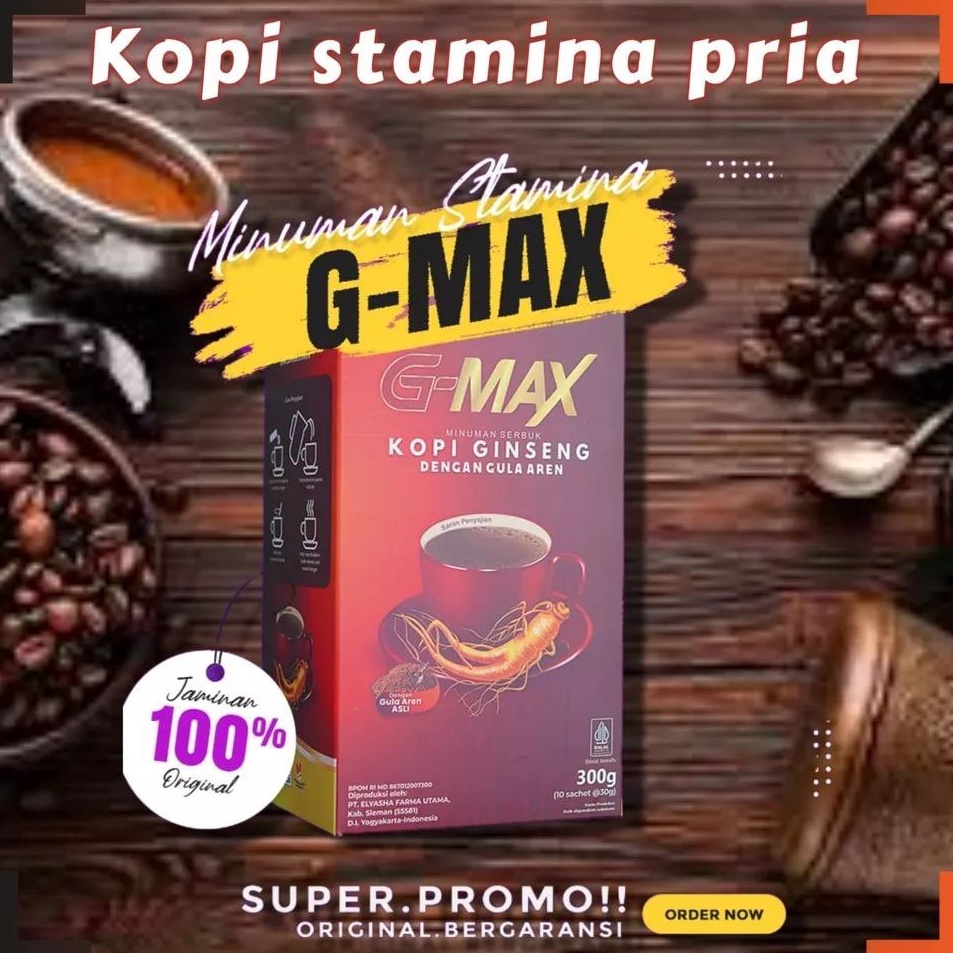 

➜Ready Stok➮ COD KOPI GINGSENG+GULA AREN COFFEE GMX-S kesehatan PRIA DAN WANITA g-max kopi penambah energik G36 ✿