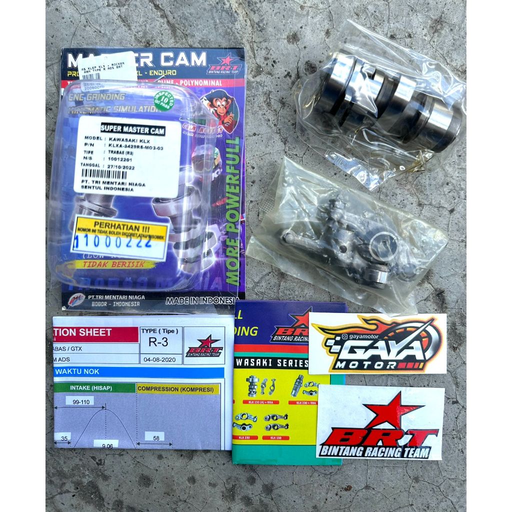 NOKEN AS KLX 150 ADS | KLEP 34/29  dan 31/25 | SERI R | BRT