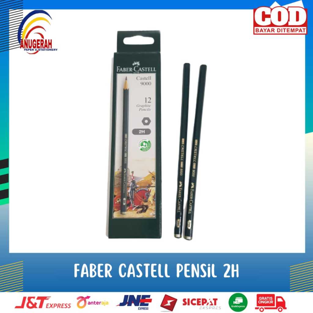 

FABER CASTEL 117112 PENSIL 9000 2H (PCS)