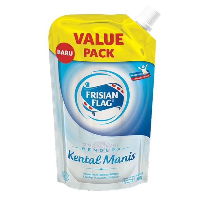 

[✥Y21➢] Frisian Flag 560gr Bendera biru susu kental manis [186]