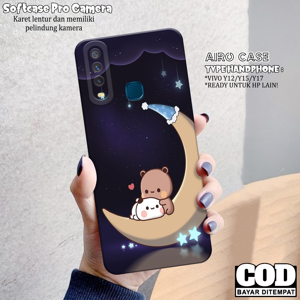 Casing Hp Vivo Y12 / Y15 / Y17 Terbaru - Fashion Case Kartun - Case Vivo Y12 / Y15 / Y17 - Soft Case