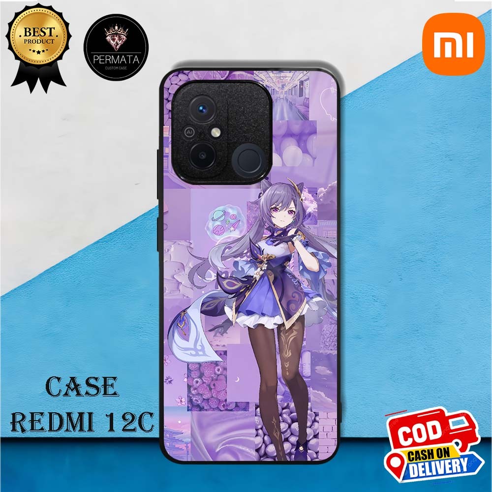 [RK04] Case Glossy Xiaomi Redmi 12C | Pelindung Handphone Terbaru Xiaomi Redmi | kesing Silicon Prem