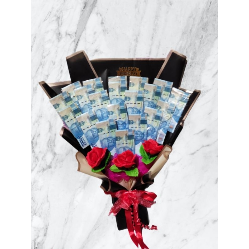 Bucket uang 50.000 (lima puluh ribu)