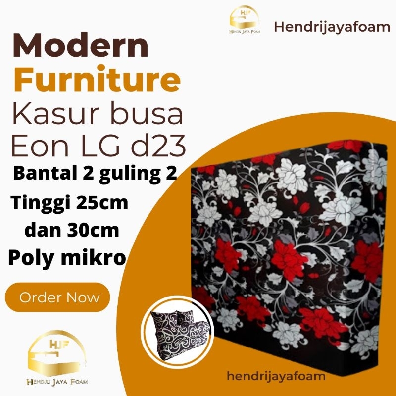kasur busa/kasur lantai/kasur Inoac eon LG d23 tinggi 25 dan 30cm bahan mikro bergaransi 10 tahun ng