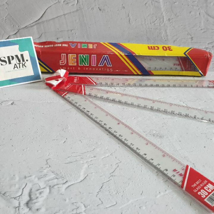 

[KODE GLKVY] Penggaris Jenia 30 cm