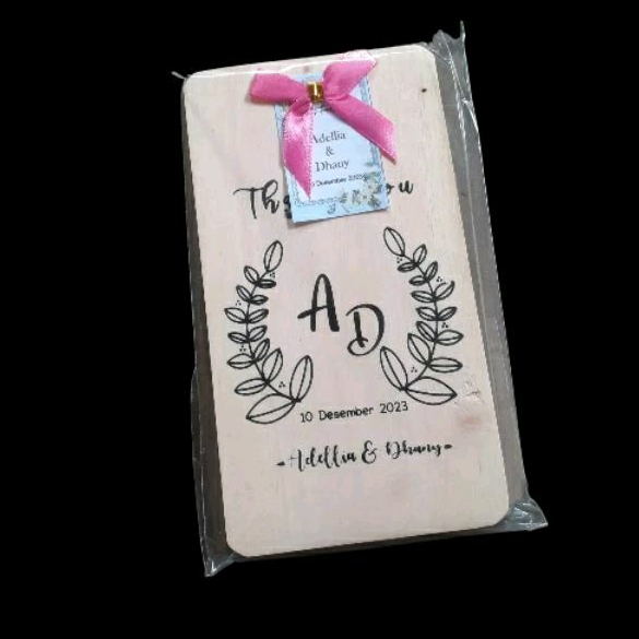 Souvenir Pernikahan talenan mini kotak