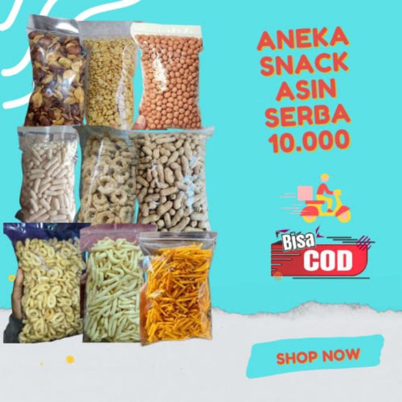 

[ BISA COD ]SERBA 10K//BASRENG PEDAS DAUN JERUK//KERIPIK TEMPE//KERIPIK PISANG//SALE PISANG KERING//SALE BASAH//SALE LIDAH//TELOR GABUS//USUS CRISPY//MAKARONI PEDAS//CIMOL KERING//SEBLAK RAFAEL//KRIPIK KENTANG BALADO//SAKURA RIBUT//KRIPCA//KERIPIK KACA