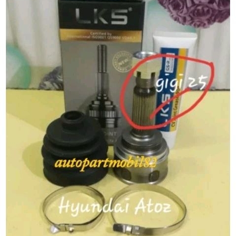 CV Joint Luar As Roda Depan Luar Hyundai Atoz Atos