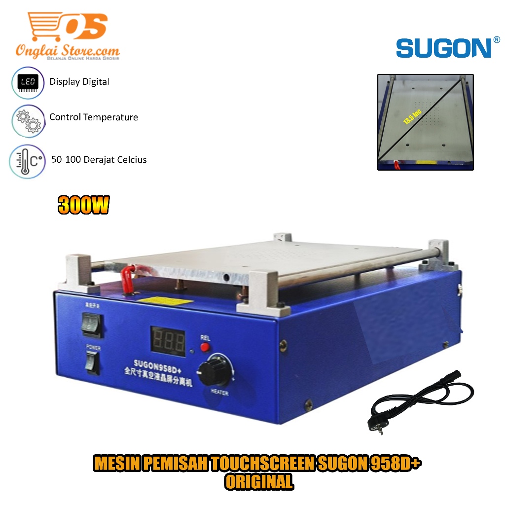 MESIN PEMISAH TOUCHSCREEN SUGON 958D+ ORIGINAL