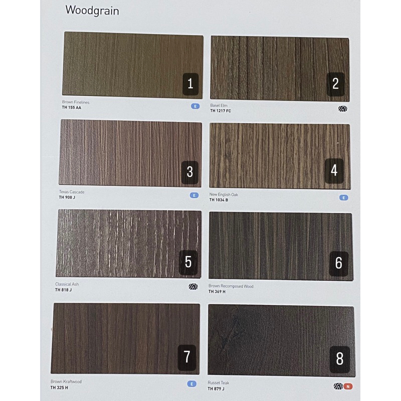 SAMPLE HPL TACO WOODGRAIN 14