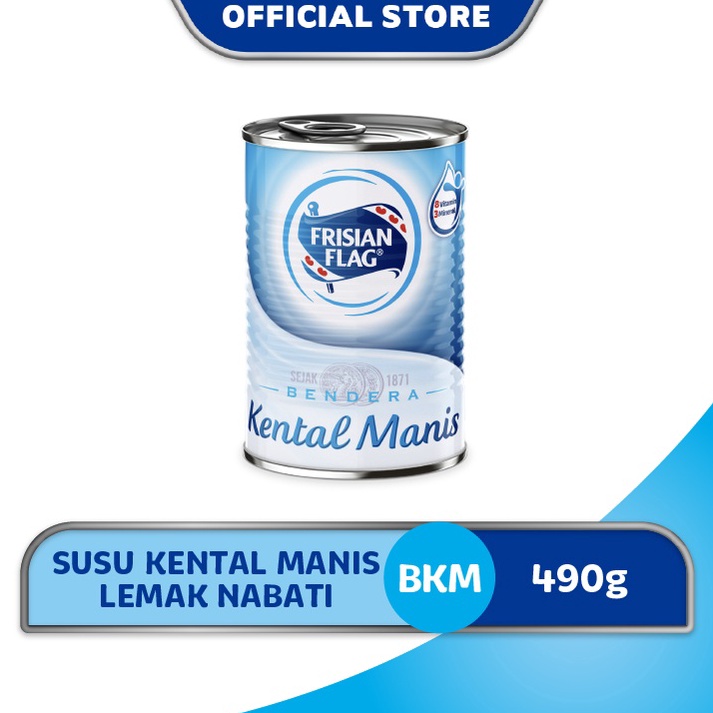 

➡ Frisian Flag Bendera Kental Manis Kaleng 490gr artfm