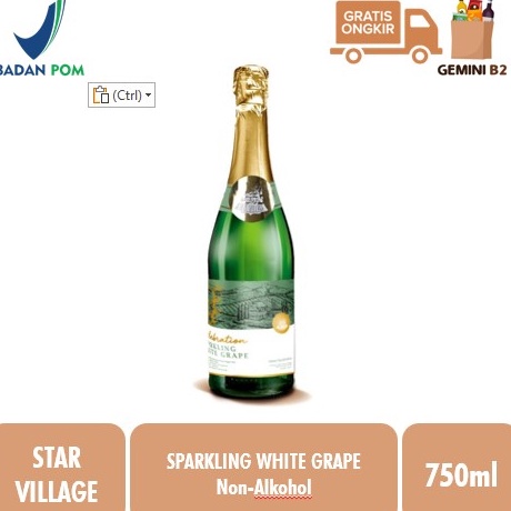 

Serb@ Murah Star Village Sparkling White Grape 750ML / Jus Anggur Soda New Product