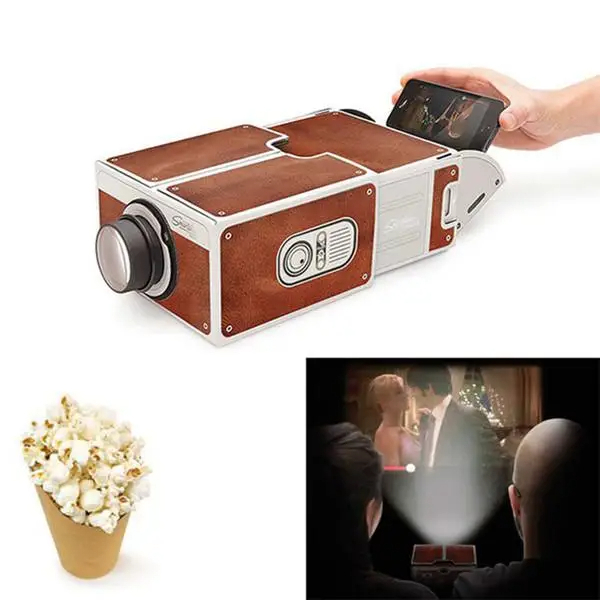PROYEKTOR CINEMA MINI PORTABLE SMARTPHONE PROYEKTOR CINEMA HP PORTABLE CARDBOARD 2.0