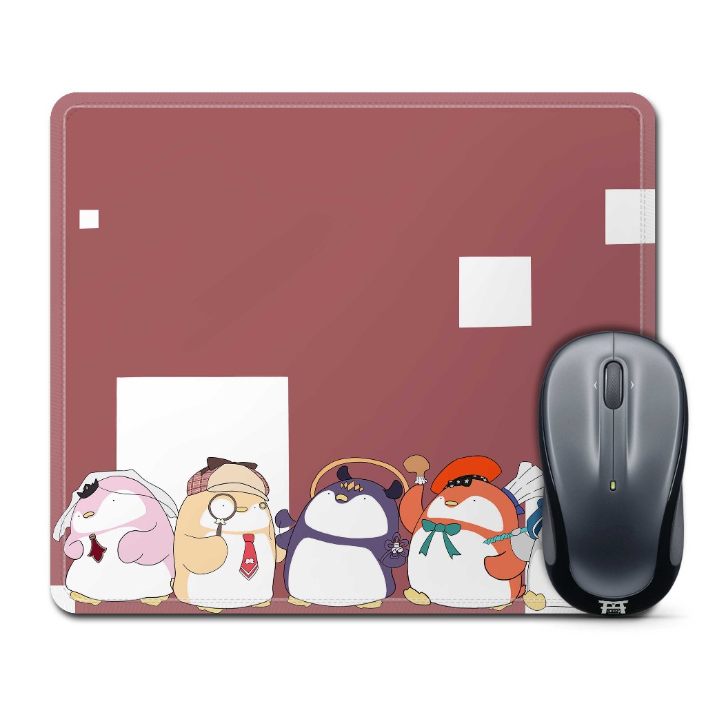 Mouse pad gaming anime vtuberHOLO EN PENGUIN DOLL MYTH-HOLO ENmaterial Rubber
