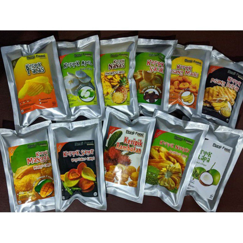 

[☜G62\] READY MEDAN KERIPIK BUAH & SAYUR (ANEKA BUAH & SAYUR) 65 GRAM - 90 GRAM Recomended