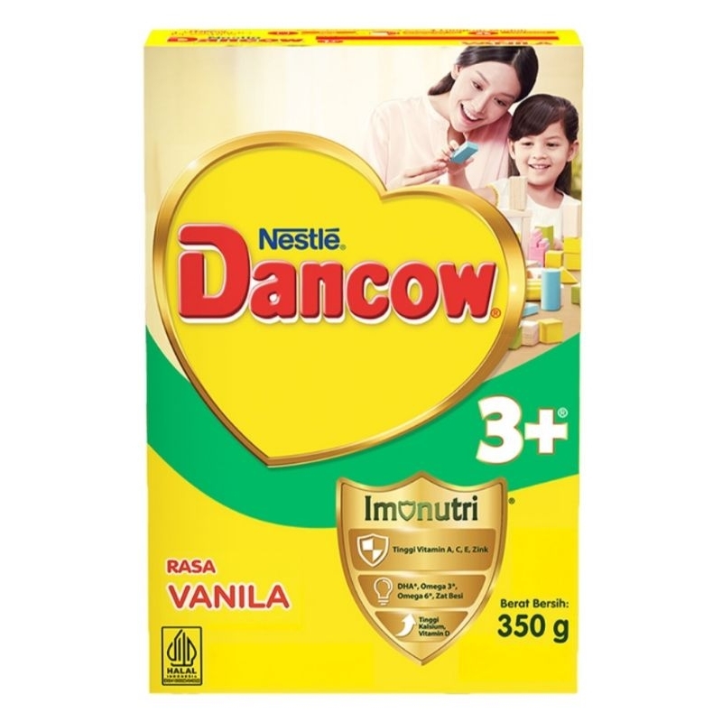 

Nestle Dancow 3+ Imunutri Susu Bubuk Pertumbuhan Anak 3-5 Tahun Vanila 350gr