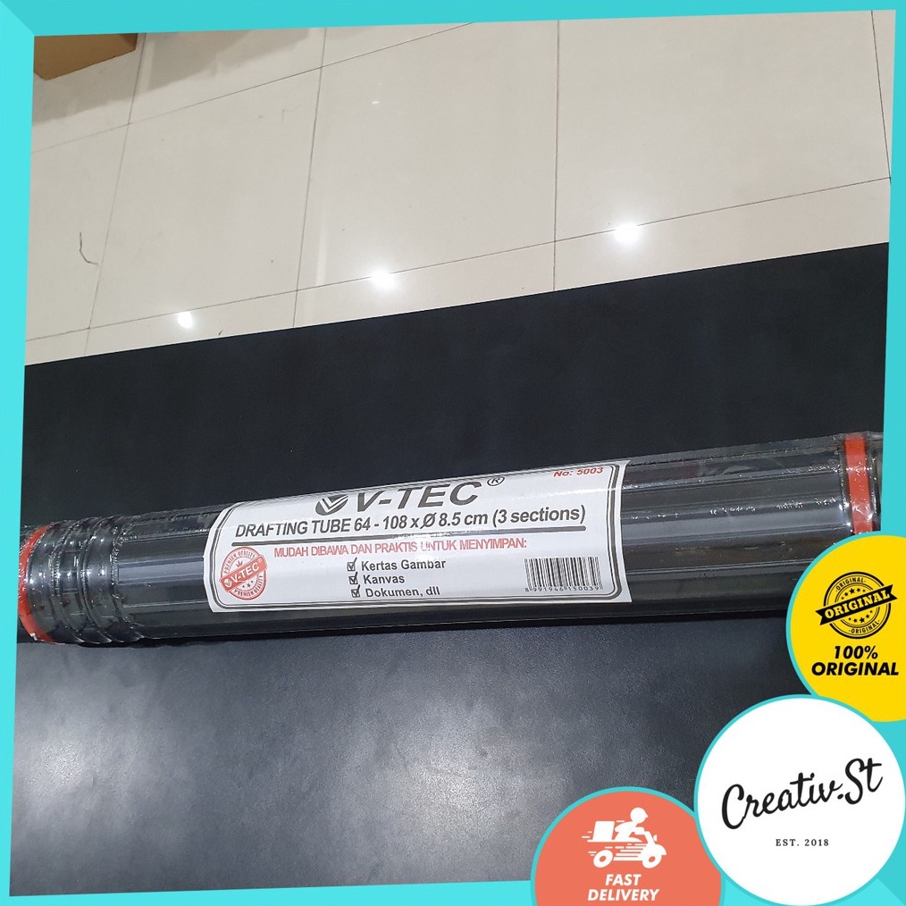 

COD Tabung Gambar Arsitek Drafting Tube Alat Gambar V-Tec 8,5Cm buruan
