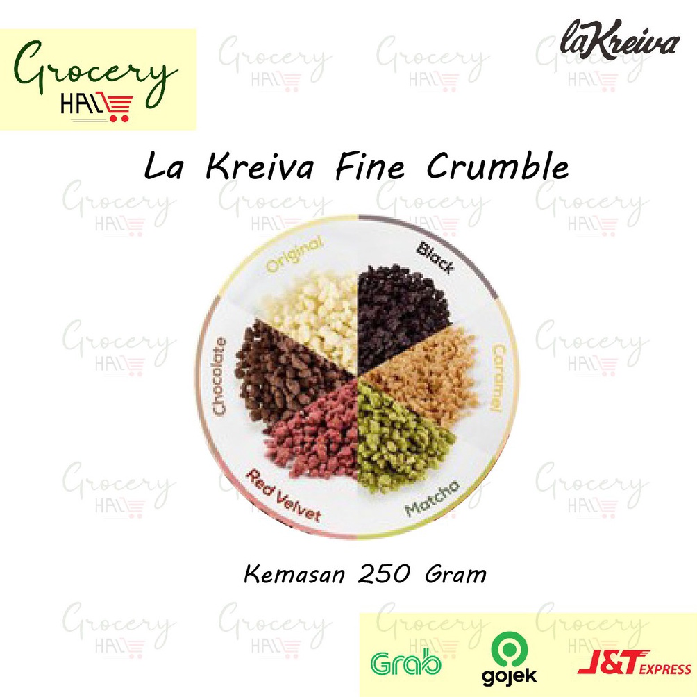 

VU4460 FINE CRUMBLE LA KREIVA BERAT 250 GRAM ( REMAH BISKUIT KASAR LA'KREIVA ) 35
