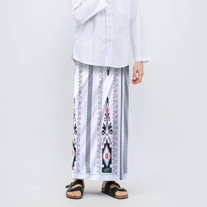Sarung ATLAS Favorit Serasi Motif BHS KSS Putih 01


