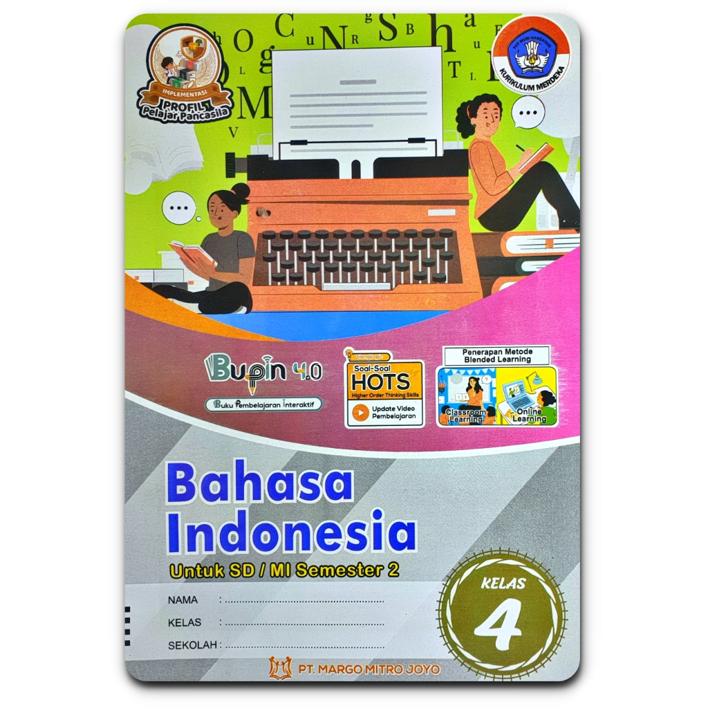 LKS BAHASA INDONESIA KURIKULUM MERDEKA SD/ MI KELAS 4 SEMESTER 2 | BP