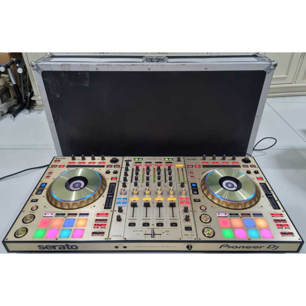 Alat DJ Pioneer DDJ SZ Gold Limited Edition + Hardcase For Controller DJ Pioner Profesional Set CDJ