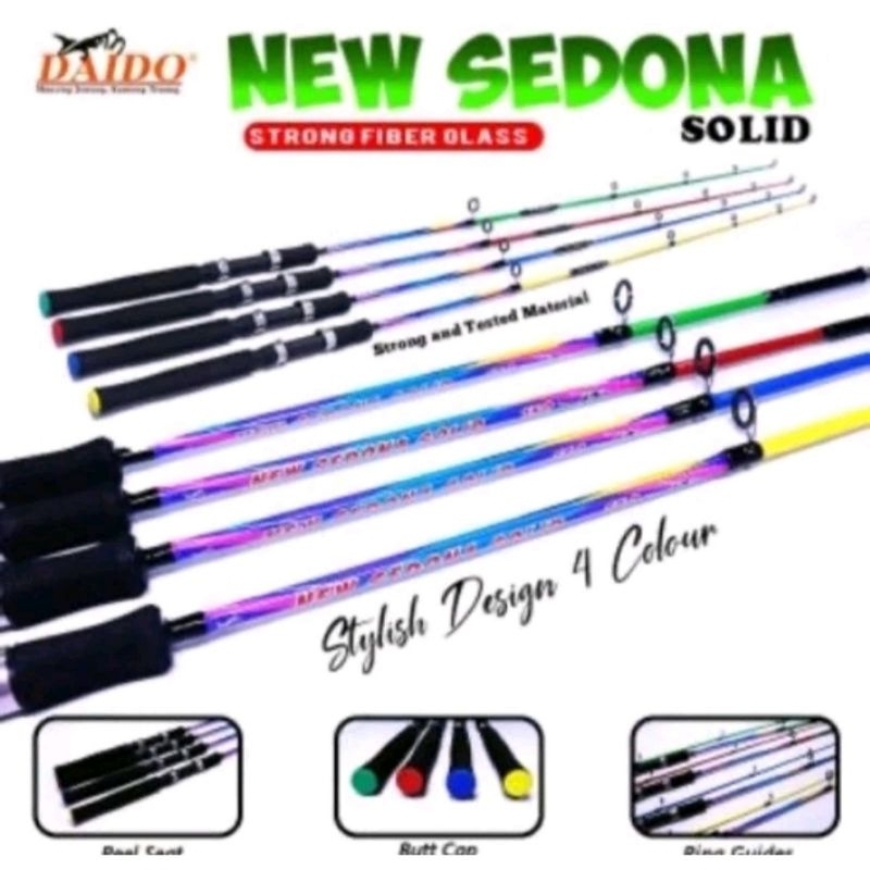 Joran Pancing Daido New Sedona Solid 150 cm - Joran Fiber Solid Daido