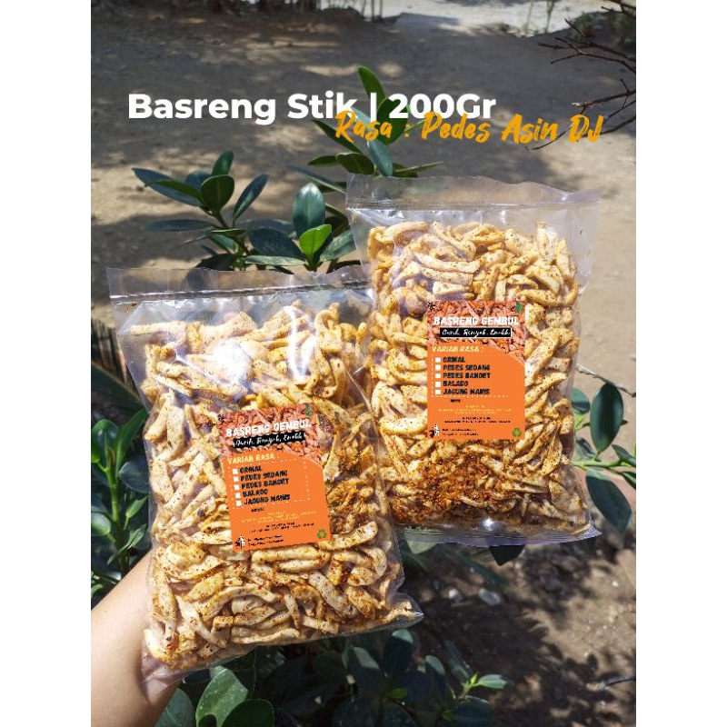 

BASRENG STIK | Kemasan 200Gram | Gurih Renyah Enak | Req. Rasa di Catatan pada saat Checkout