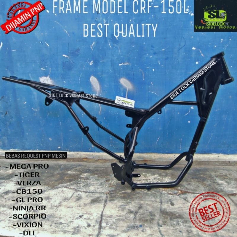 FRAME KERANGKA ROLLING CASIS SUBFRAME CUSTOM MODEL CRF PNP MESIN TIGER MEGAPRO VERZA CB150 VIXION SC